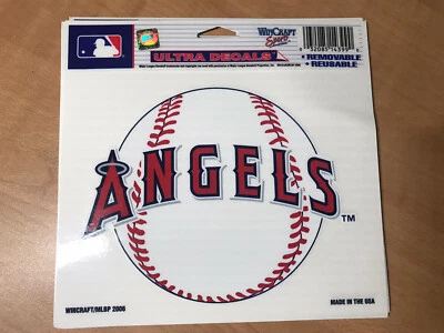 MLB Los Angeles Angels Baseball Ultra Decal Reusable Removable Sticker Fan Sport - Image 1 of 2