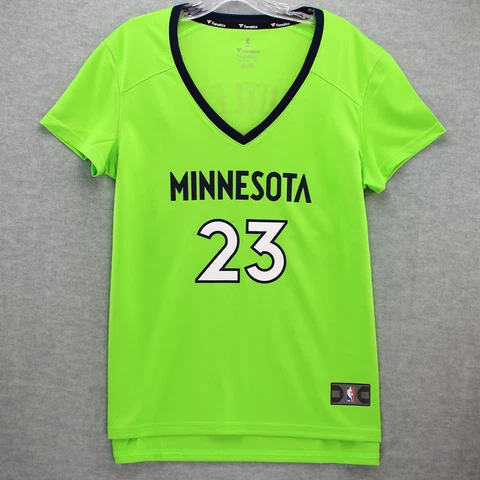 NEW Minnesota Timberwolves Fanatics Women's Jimmy Butler #23 T-Shirt - GREEN Cover