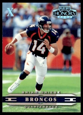 2002 Playoff Honors XS BRIAN GRIESE 015/100 Denver Broncos #27 - Image 1 of 2