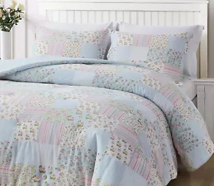 Chezmoi Collection Holly 2-Piece Washed Cotton Comforter Set Twin Size - Floral - Picture 1 of 6