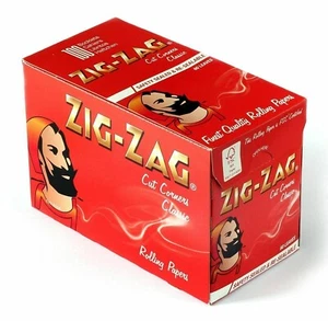 ZIG ZAG RED ROLLING PAPERS REGULAR SIZE 50 / 100 BOOKLETS - Picture 1 of 8