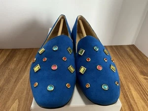 Katy Perry Shoes The Turner-Microsuede With Gems 7M Women Royal Blue - Picture 1 of 11