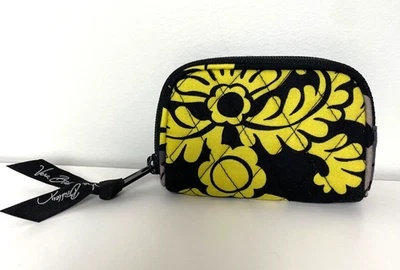 Vera Bradley BAROQUE Zip Around Cord Organizer Tech Head Phones Case  Black EUC - Image 1 of 4