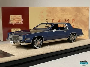 STAMP-MODELS 1/43 CADILLAC ELDORADO BIARRITZ 1985 MEDIUM BLUE STM85001 - Foto 1 di 3