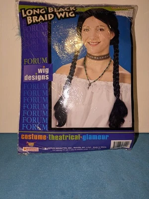 Long Black Braid Wig Adult Size New!!!! - Image 1 of 2