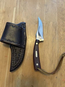 Vintage Schrade USA-Made Sharp Finger Old Timer 152OT Knife w/ Leather Sheath - Picture 1 of 3