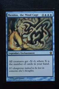 Magic The Gathering MTG MEISHIN, THE MIND CAGE Saviors of Kamigawa LP Played - Picture 1 of 2