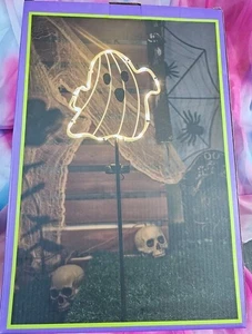 Ghost Party Solar Power Yard Stake Rechargeable Battery Included Outdoor... - Picture 1 of 2