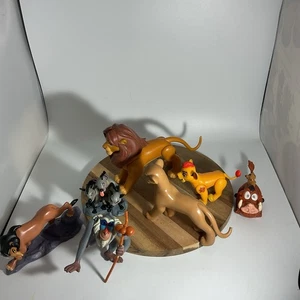 Disney The Lion King Figures Scar, Hyenas, Rafiki, And More Lot Of 7 - Picture 1 of 5