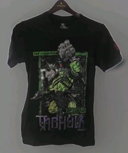 NWOT! MARVEL Red Chapter's Ambigram Thor/Hulk = "The Hulk" Black T-shirt Small - Picture 1 of 5