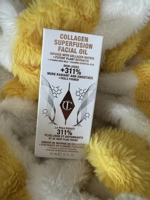 Charlotte Tilbury Collagen Superfusion Facial Oil 1.0 fl oz/30 ml. New In Box - Image 1 of 4