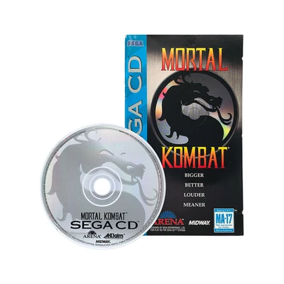 Mortal Kombat Sega CD GAME/MANUAL ONLY Tested & Working - Image 1 of 3