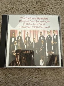 The California Ramblers (Original Disc Recordings) [1930] Enc.6 (Listen) CD - Picture 1 of 4