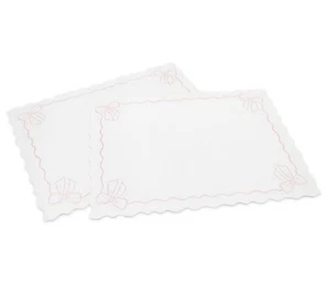Target Bullseye’s Playground Tovagliette 16”x 12” - Set di 2 - Bianco/Rosa/Arco NUOVO - Foto 1 di 5