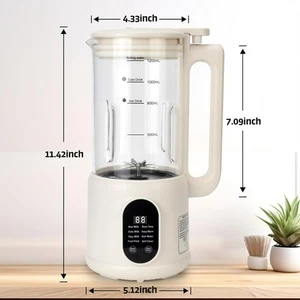 Automatic Nut Milk Maker, 8 in1 40oz Soybean Milk Machine for Homemade Almond... - Picture 1 of 2