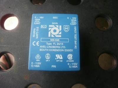 AVEL LINDBERG Encapsulated Transformer, 2x (24v 15VA) - image 1 of 4