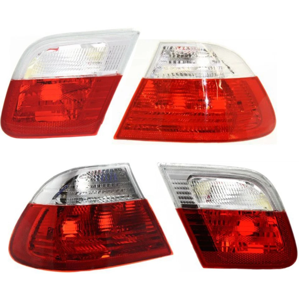 Set of 4 Tail Lights Taillights Taillamps Brakelights  Driver & Passenger Side - Image 1 of 4