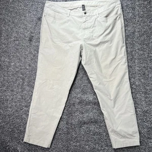 Lululemon ABC Slim Fit 5-Pocket Pant Utilitech LM5AY4S Size 40 Light Gray EUC - Picture 1 of 7