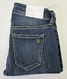 Jessica Simpson Jeans. Kiss Me Super Skinny Blue Wright Sz 24 Short New/tag - Picture 1 of 14