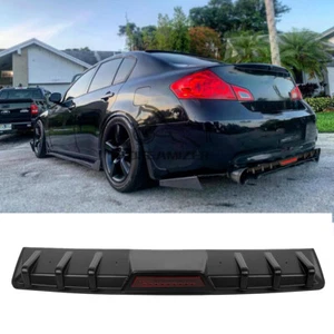 Lower Rear Diffuser Under Flap Rear Splitter Canard For Infiniti G35 G37 Sedan - Picture 1 of 16