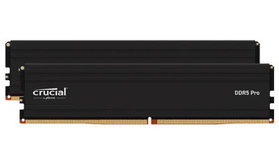 96GB (2x48GB) Crucial Pro DDR5-5600 CL46 UDIMM RAM Speicherkit - Bild 1 von 4