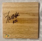 NBA Boston Celtics Kevin McHale #32 Auto Signed 6" x 6" Parquet Floorboard COA