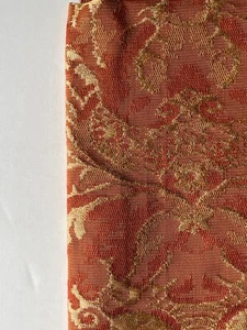 Lee Jofa Gainsborough Damask Spice Fabric Remnant 24"x24" - Picture 1 of 3
