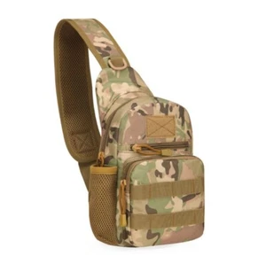 EDC Sling Bag Survival Umhängetasche Bushcraft Tasche Outdoor Rucksack Multicam - Bild 1 von 3