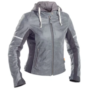 Richa Toulon 2 Ladies Leather Motorcycle Jacket - Grey - Picture 1 of 10