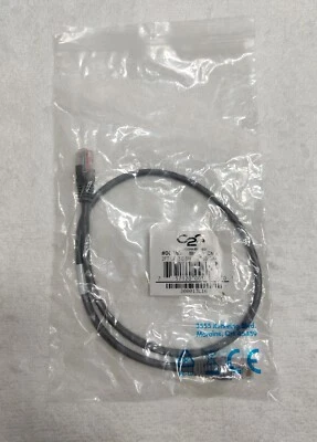 2 FT Patch Ethernet Network Cable Cord CAT5e CAT 5e - Gray - Computer - Image 1 of 2