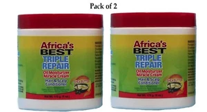 2 X Africa's best triple repair oil moisturizer miracle cream 170g (pack of 2) - Picture 1 of 2