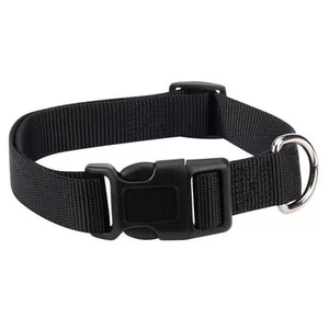 Schwarzes Hundehalsband Großpackung Packsäcke 4 Größen Nylon Streuband Welpe Rettungsunterstand - Bild 1 von 5