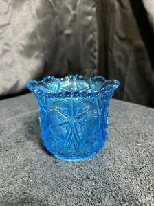 Kemple Wheaton Open Sugar Yutec Dark Blue by Kemple "Pressed Star & Fan" - Picture 1 of 6