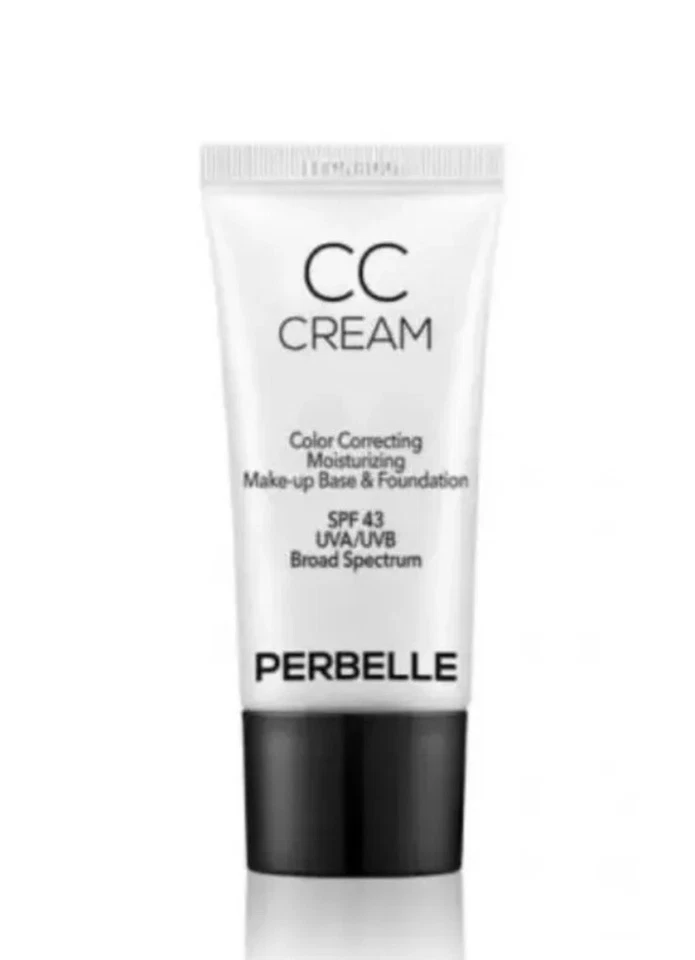 Perbelle CC Cream Color Correcting Moisturizing Base Foundation SPF 43 ~ 1.05oz - Image 1 of 1