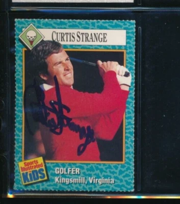 1989 Sports Illustrated Kids #50 Curtis Strange Signed Autograph (FK52) SWSW6 - Image 1 of 2