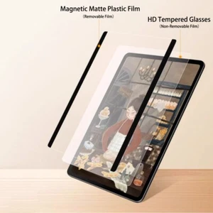 Magnetic+Tempered Glass Screen Protector For iPad 11th 10th 9th iPad Pro 11 Air - Picture 1 of 14