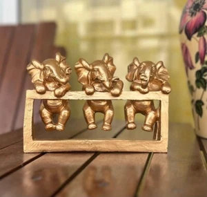 Hanging Elephant showpiece Home Decor Items for Bedroom, Living Room - Picture 1 of 7