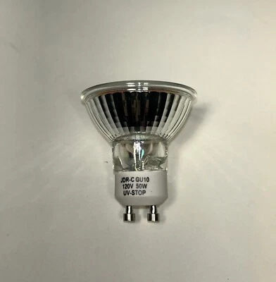 (LOTE DE 2) 36 grados Luz de inundación, esmerilada 50W GU10 base lente resplandor (NUEVO) Foto 1 de 4