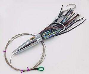 15" Tuna Dorado Wahoo High Speed Lure 17 oz (1lbs) - Fully Cable Rigged + Bag