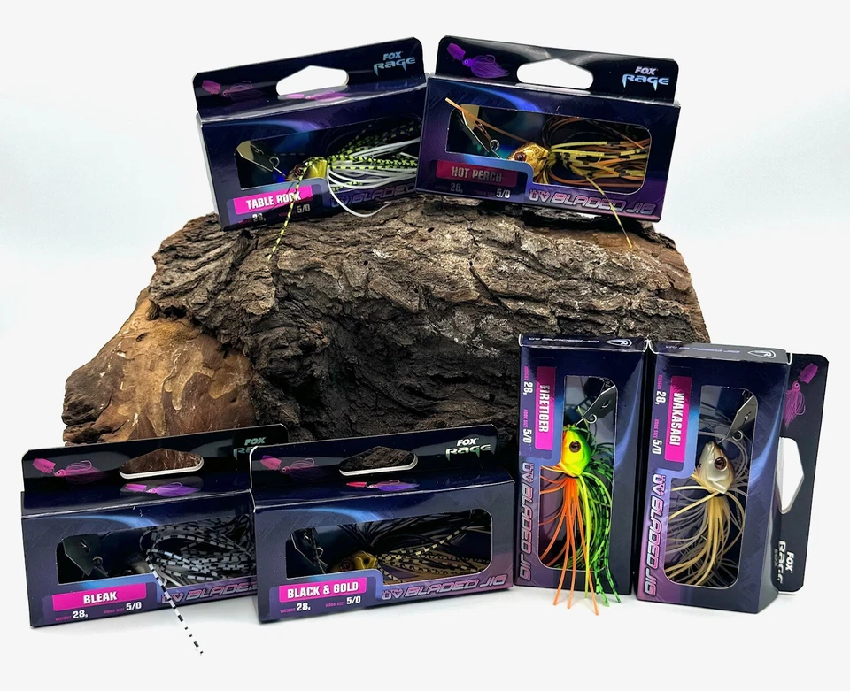 Fox Rage Chatterbait Bladed Jig 5/0 28g Ultra UV für Hecht Zander Barsch DA - Bild 1 von 1