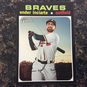 2020 Topps Heritage - Ender Inciarte #33 - Picture 1 of 2