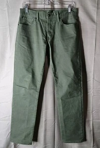 Gap 1969 Straight Leg Jeans Army Green 29x30 - Picture 1 of 13
