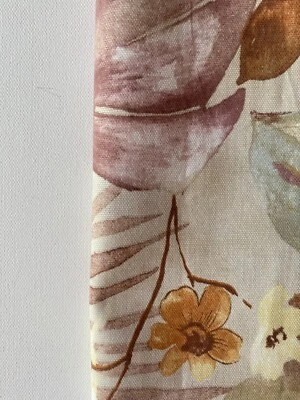 Kravet Basics Valpor Floral Designer Fabric Remnant 24x24" - Image 1 of 3
