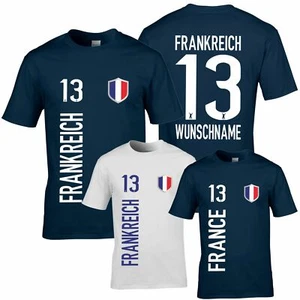 FanShirt FRANKREICH Trikot Kinder Druck Nummer Name Jersey WM FRANCE FanShirts4u - Bild 1 von 13