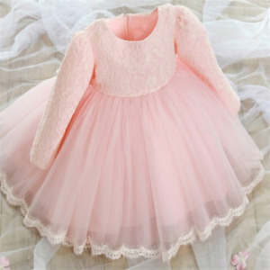 Baby Girl Dress Clothes Prom Dresses Princess Girl Outfit Christening Baptism