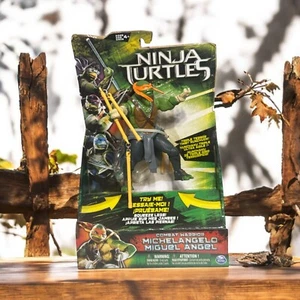 TMNT teenage mutant ninja turtles 2014 movie combat warrior Michaelangelo/Mikey - Picture 1 of 3