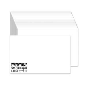 Tarjetas indexadas 4"x 6", juego de 50, cartulina, tarjetas para billetes - tarjetas divertidas - Imagen 1 de 2