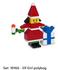 Lego #10166 Elf Girl 2002 Christmas Greeter RARE NEW - Picture 1 of 5