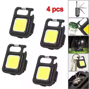 Mini LED 800 Lum USB Recargable COB Llavero Luz de Trabajo Llavero Antorcha - Imagen 1 de 26