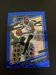 2021-22 Panini Donruss Optic Kevin Durant Blue Velocity Prizm #11 Brooklyn Nets - Imagen 1 de 4